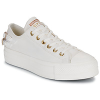 Čevlji  Ženske Nizke superge Converse CHUCK TAYLOR ALL STAR LIFT PLATFORM BUCKLE Bela