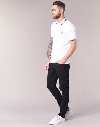 Fred Perry THE FRED PERRY SHIRT Bela / Rdeča