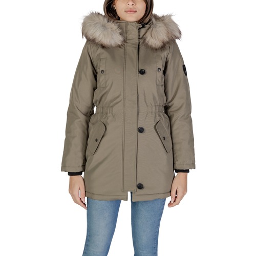 Oblačila Ženske Parke Only ONLIRIS FUR WINTER PARKA CC 2023 OTW 15304625 Zelena