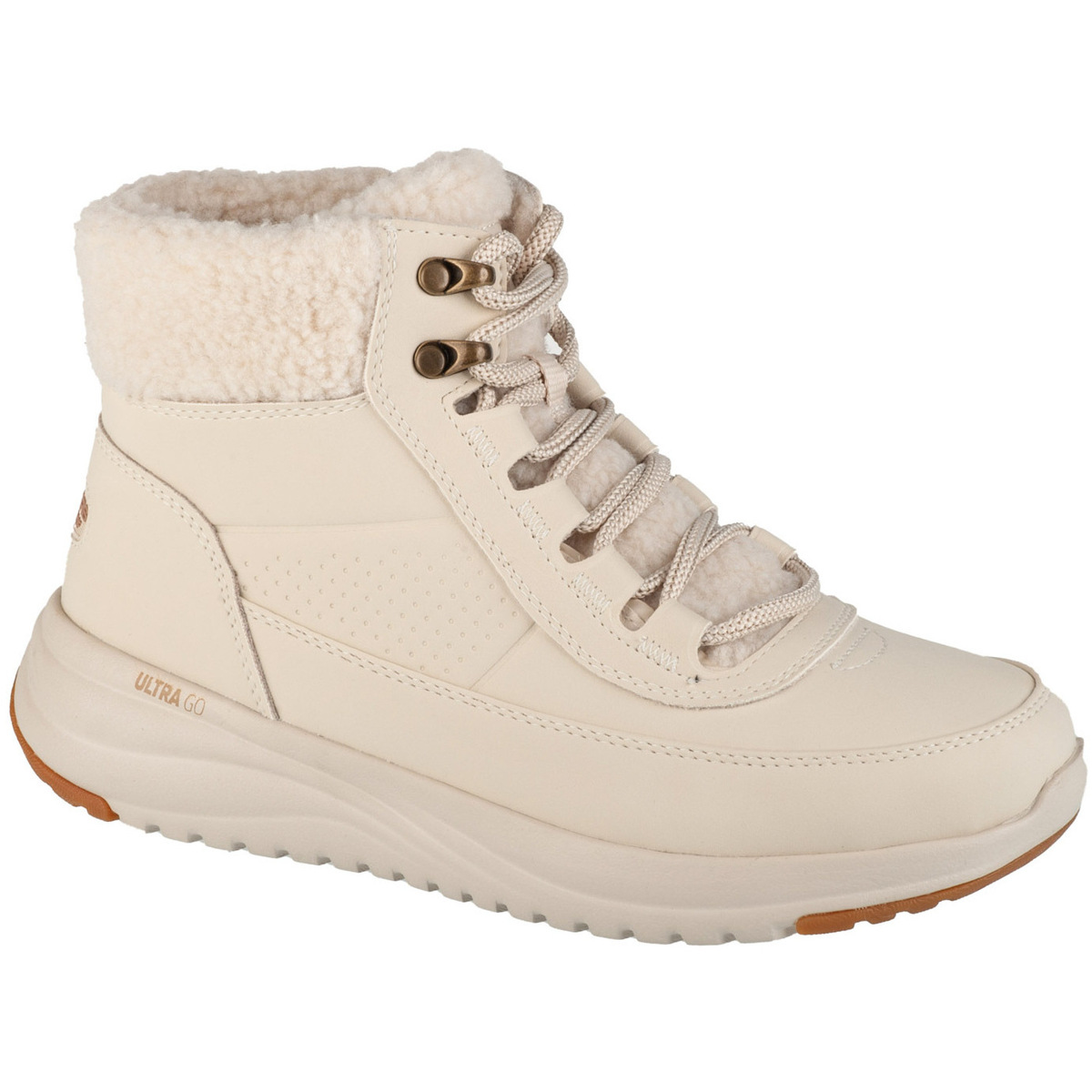 Čevlji  Ženske Polškornji Skechers On-The-Go Stellar - Alpine Adventure Bež