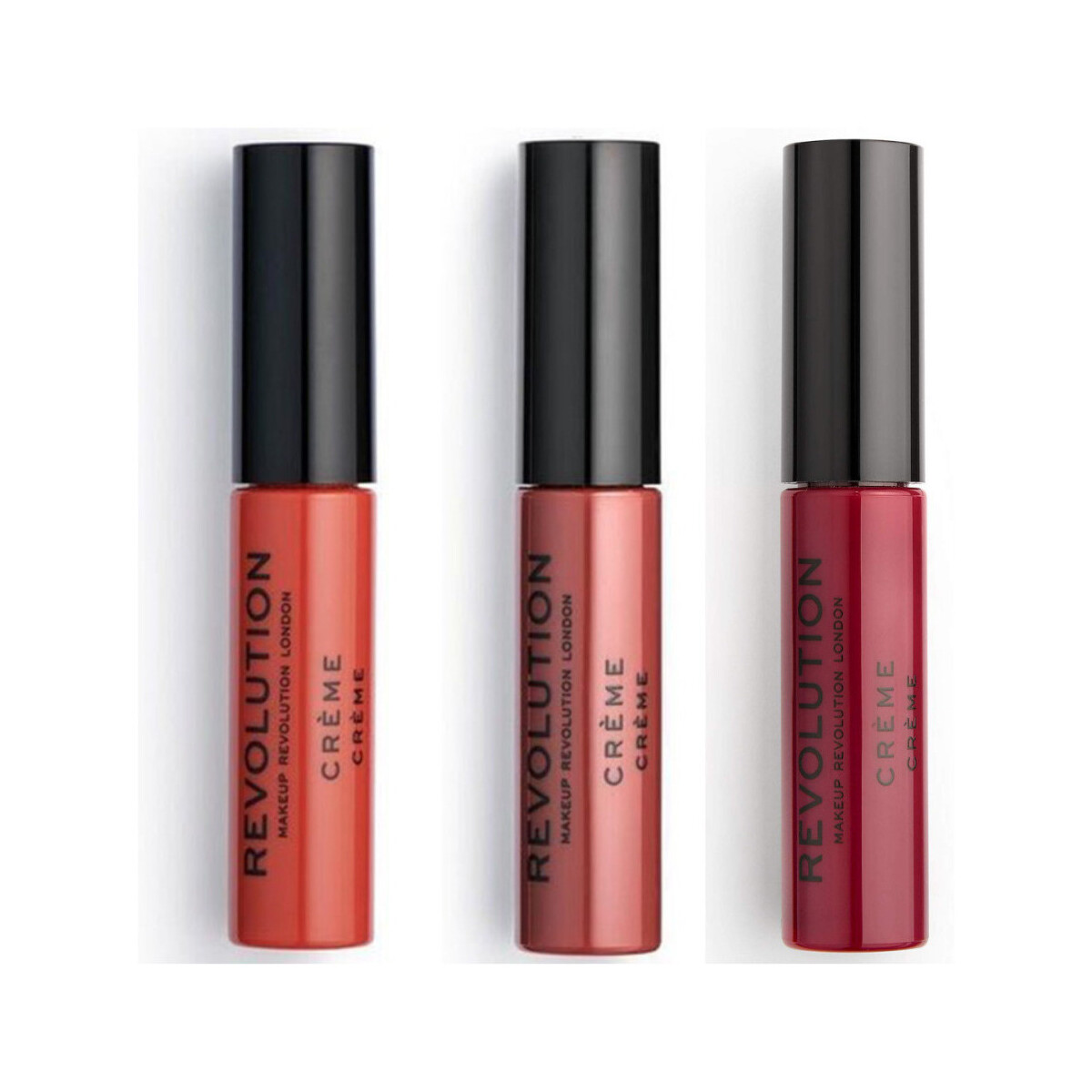 Lepota Ženske Šminke Makeup Revolution Creme Lippenstift Set - 107 RBF / 124 Gone Rogue / 147 Drugo