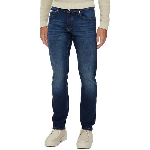 Oblačila Moški Jeans skinny Calvin Klein Jeans J30J325980 Modra