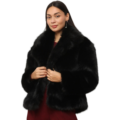 Oblačila Ženske Plašči La Modeuse 73424_P173190 Črna