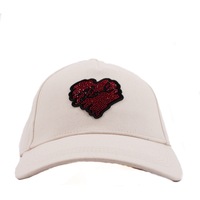 Tekstilni dodatki Ženske Kape s šiltom Karl Lagerfeld HEARTS CAP Bež