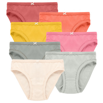Spodnje perilo Deklice Hlačke Petit Bateau 7 CULOTTES Večbarvna