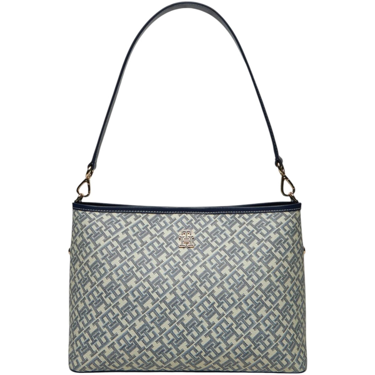 Torbice Ženske Torbe Tommy Hilfiger TH MONOPLAY LE SHOULDER AW0AW17342 Modra