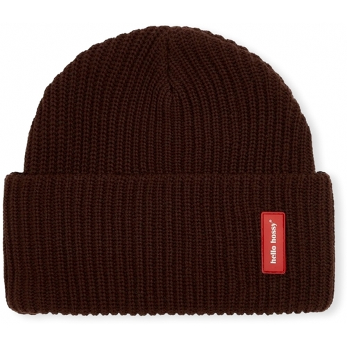 Tekstilni dodatki Moški Kape s šiltom Hello Hossy Flow Adults Beanie - Chocolate Kostanjeva