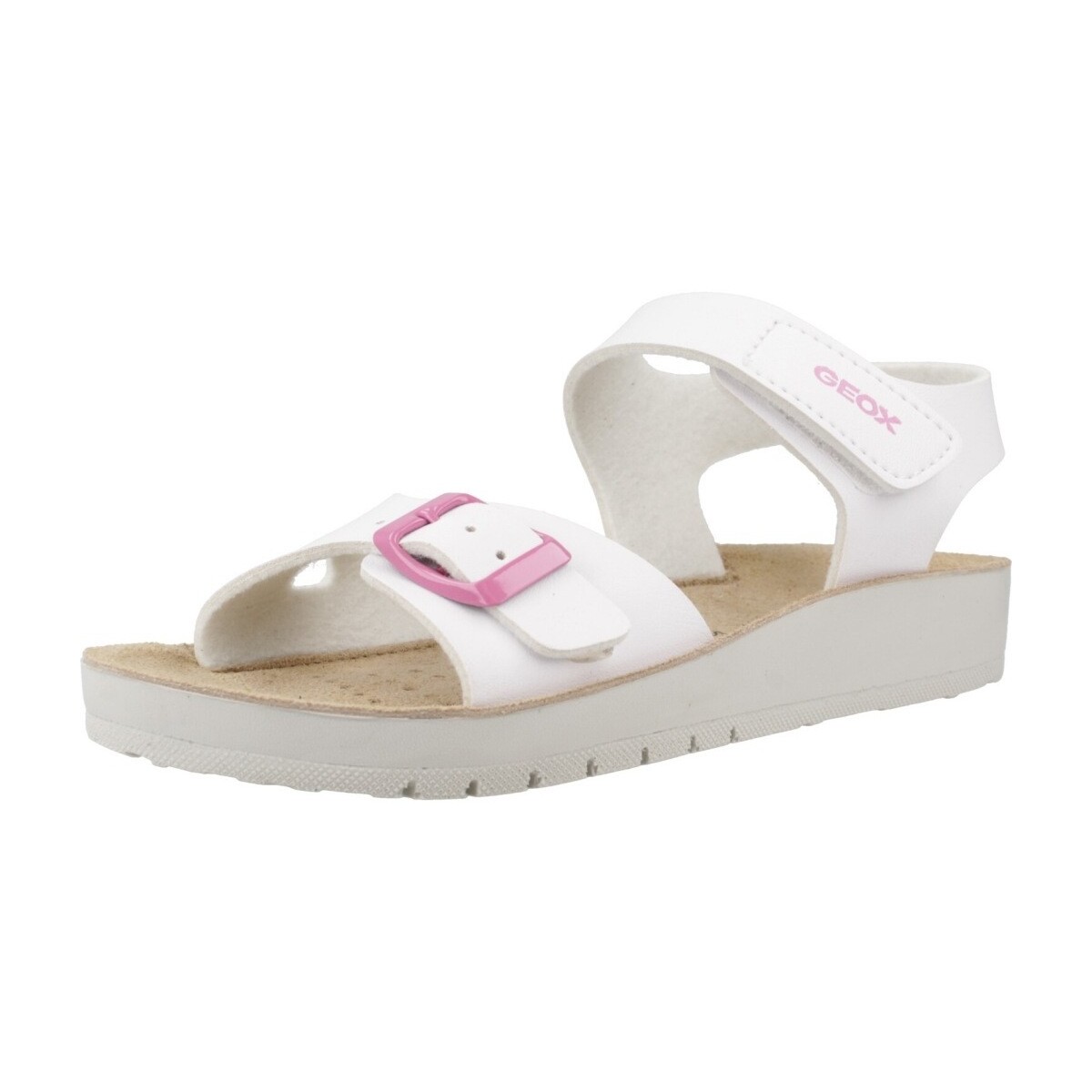 Čevlji  Deklice Sandali & Odprti čevlji Geox J SANDAL COSTAREI GI Bela