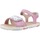Čevlji  Deklice Sandali & Odprti čevlji Geox J SANDAL HAITI GIRL Rožnata
