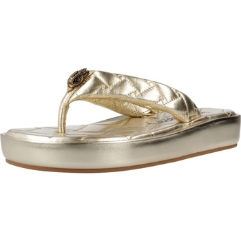 Čevlji  Ženske Sandali & Odprti čevlji Kurt Geiger London KENSINGTON PUFF FLIP FLOP Pozlačena