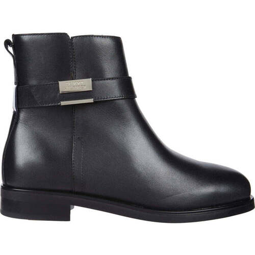 Čevlji  Ženske Gležnjarji Tommy Hilfiger  Črna