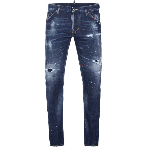 Oblačila Moški Kavbojke slim Dsquared  Modra