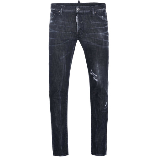 Oblačila Moški Jeans straight Dsquared  Črna