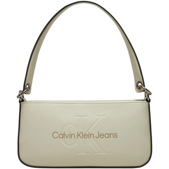 Torbice Ženske Torbe Calvin Klein Jeans SCULPTED SHOULDER POUCH25 MONO K60K610679 Bela