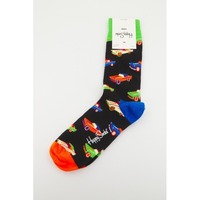 Dodatki  Moški Nogavice Happy socks CAR Črna