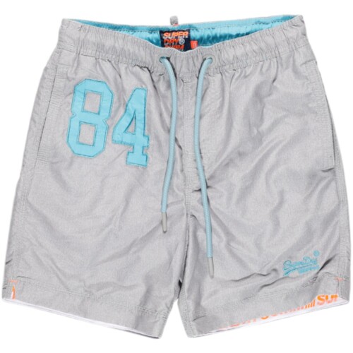Oblačila Moški Kopalke / Kopalne hlače Superdry M30018AT Siva