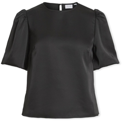 Oblačila Ženske Topi & Bluze Vila Noos Top Ellette - Black Črna