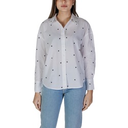 Oblačila Ženske Srajce & Bluze Jacqueline De Yong JDYNELLY L/S LOOSE SHIRT WVN 15330490 Črna