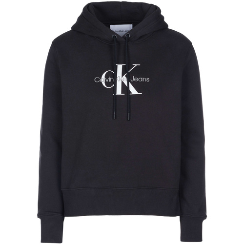 Oblačila Ženske Puloverji Calvin Klein Jeans  Črna
