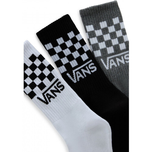 Vans Drop v classic check crew sock Črna