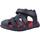 Čevlji  Dečki Sandali & Odprti čevlji Geox B SANDAL FUSBETTO BO Modra