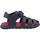 Čevlji  Dečki Sandali & Odprti čevlji Geox B SANDAL FUSBETTO BO Modra
