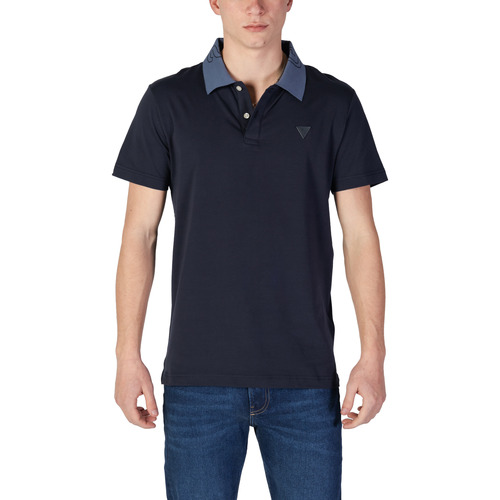 Oblačila Moški Polo majice kratki rokavi Guess NOLAN SS M5GP66 J1314 Modra