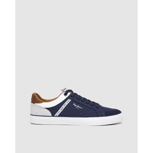 Čevlji  Moški Nizke superge Pepe jeans PMS31073 KENTON STAGE M Modra