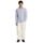 Oblačila Moški Srajce z dolgimi rokavi Selected Regkylian-Linen Shirt - Blue Fog/White Modra