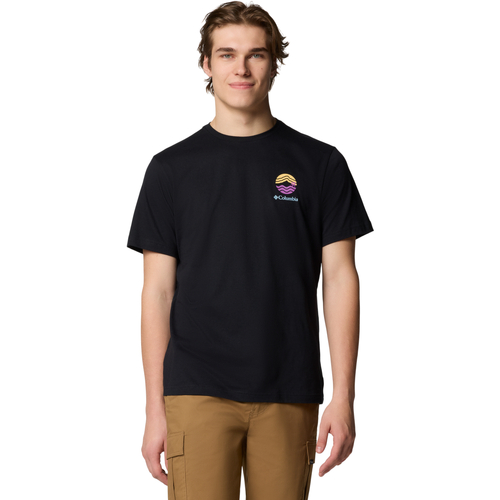 Oblačila Moški Majice s kratkimi rokavi Columbia Kettle River Outdoor Tee Črna