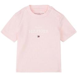 Oblačila Deklice Obleke Tommy Hilfiger  Rožnata
