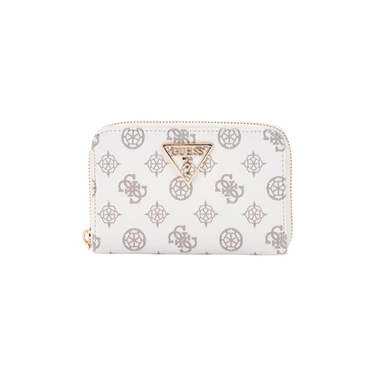 Torbice Ženske Denarnice Guess LAUREL SLG MEDIUM ZIP AROUND Bela