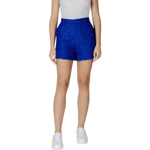 Oblačila Ženske Kratke hlače & Bermuda Desigual SHORT_LACE 25SWPW34 Modra