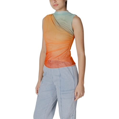 Desigual TS_SAHARA 25SWTK98 Oranžna