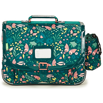 Torbice Deklice Šolska torba Tann's ROMANE CARTABLE 38 CM POCHE GOURDE Večbarvna