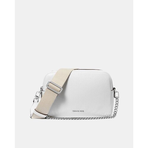 Torbice Ženske Torbe MICHAEL Michael Kors 32S5G7QU1L BRYANT CHN CAMERA XBODY Bela