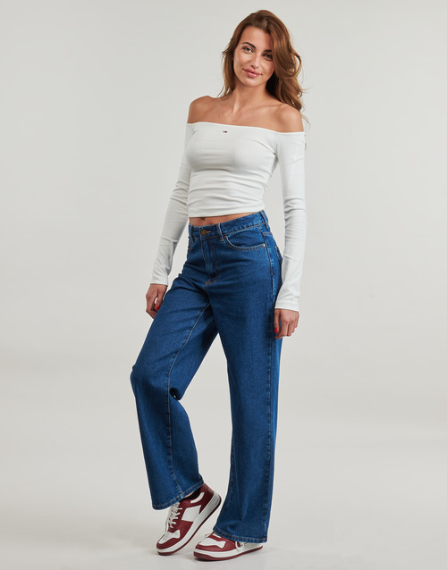 Tommy Jeans TJW SLIM ESSENTIAL BOAT NECK LS
