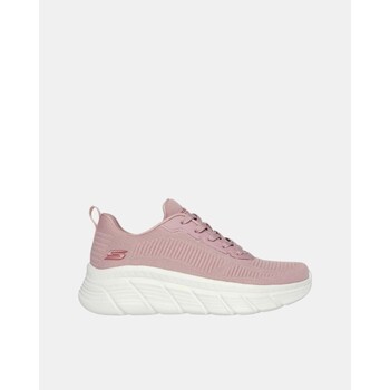 Čevlji  Ženske Modne superge Skechers 117385 BOBS B FLEX HI Rožnata