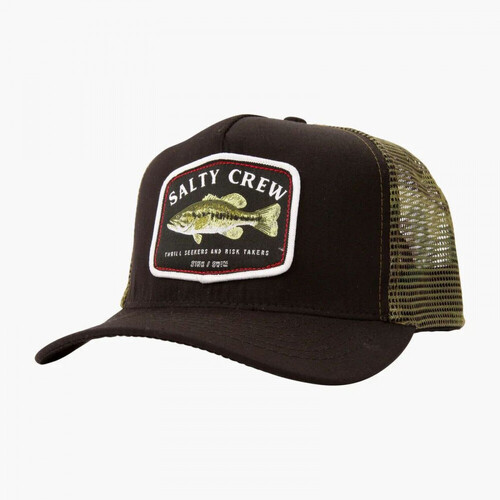 Tekstilni dodatki Kape s šiltom Salty Crew Bigmouth trucker Črna