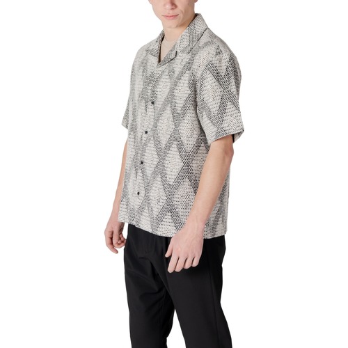 Antony Morato RELAXED FIT WITH LOGOED METAL BADGE MMSS00186-FA140280 Črna