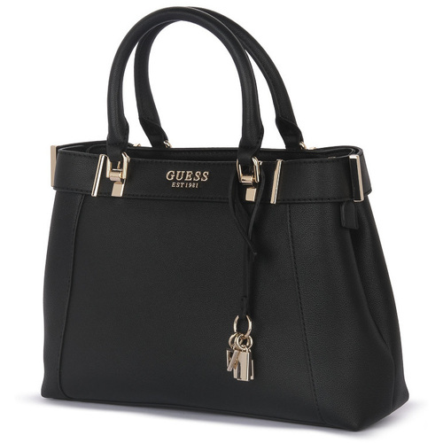 Torbice Ženske Torbe Guess BLA ANADELA 3 SATCHEL Črna