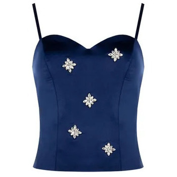 Oblačila Ženske Topi & Bluze Rinascimento CFC0123995003 Mornarsko modra