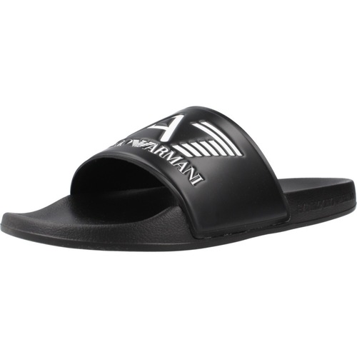 Čevlji  Moški Japonke Emporio Armani SCARPE BEACHWEAR Črna