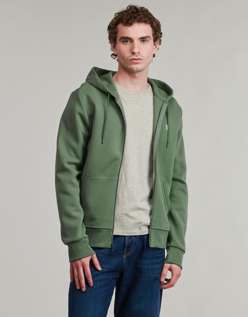 Polo Ralph Lauren SWEATSHIRT ZIPPE EN DOUBLE KNIT TECH Kaki