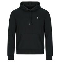 Oblačila Moški Puloverji Polo Ralph Lauren SWEATSHIRT CAPUCHE EN DOUBLE KNIT TECH Črna / Polo / Črna