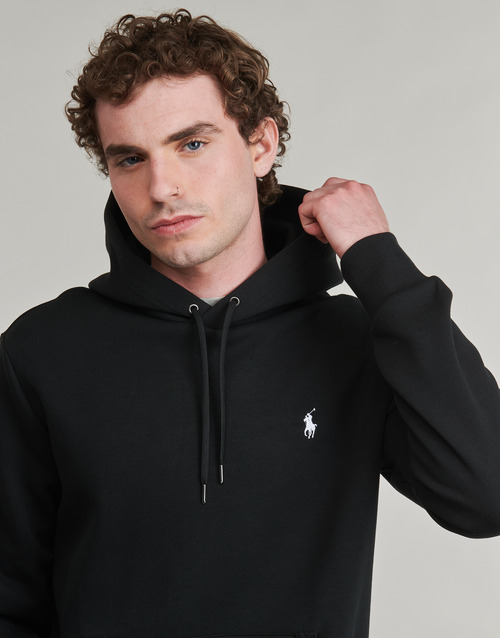 Polo Ralph Lauren SWEATSHIRT CAPUCHE EN DOUBLE KNIT TECH Črna / Polo / Črna