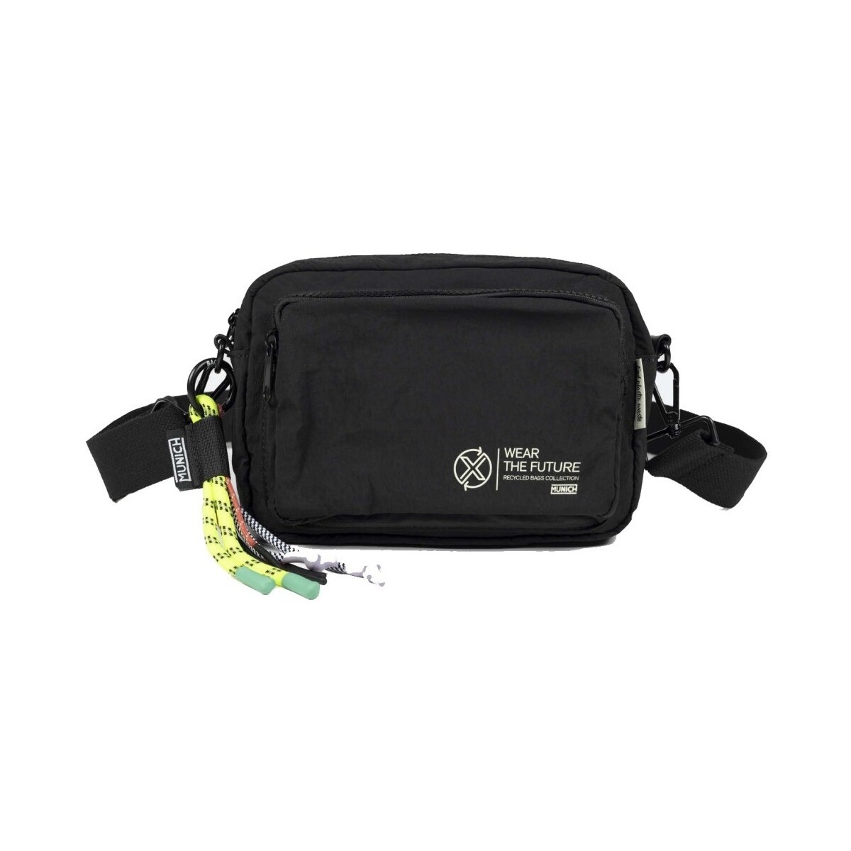 Torbice Ženske Torbe Munich DEEP RECYCLED CROSSBODY CA Črna