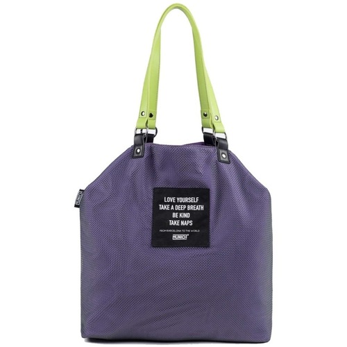 Torbice Ženske Torbe Munich GOGO SPIN REVERSIBLE TOTE Vijolična