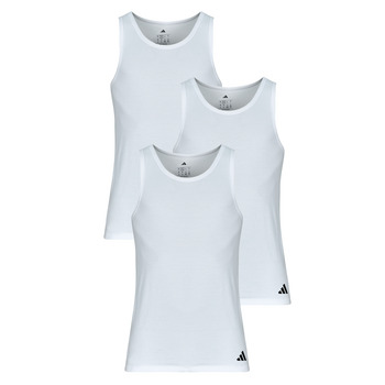 Oblačila Moški Majice brez rokavov Adidas Sportswear ACTIVE FLEX COTTON Pack de 2 Bela