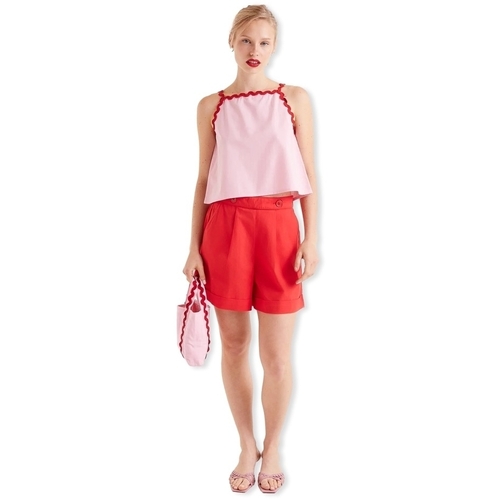 Compania Fantastica COMPAÑIA FANTÁSTICA Top 43009 - Pink Rožnata